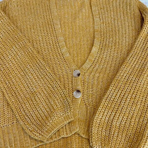 Wild Fable Gold Cardigan Size Small